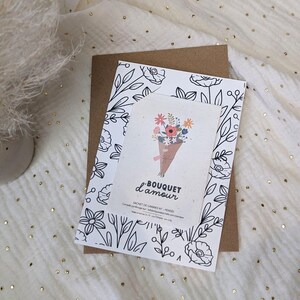 Card + bag of seeds to plant