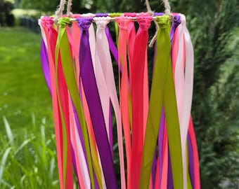 Wind chime | Garden wind chime | Colorful wind chime | Dragon fruit wind chime | Mobile | Rainbow | Garden mobile | Customizable | Garden decoration