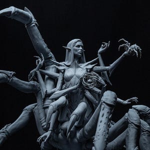 Lolth Statue Miniature Figurine Dungeons and Dragons Mini Tabletop DnD Painting Pathfinder 5e D&D BG3 Figure h3LL creator