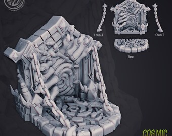 Cosmic Horror Terrain | Portal | Scatter Terrain | 3D Printed DnD Figurine | Tabletop Accessories | D&D | TTRPG | Cast n Play