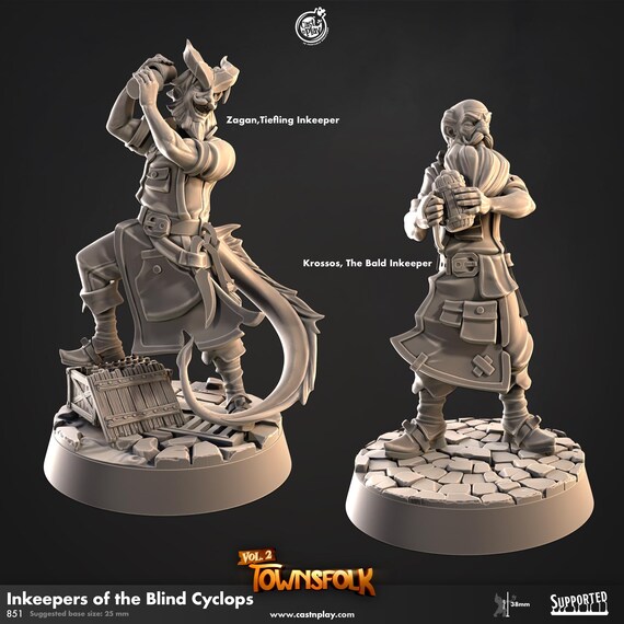 Figurine De Druidine Enchanteresse Miniature Pour TTRPG Comme D&D 5E