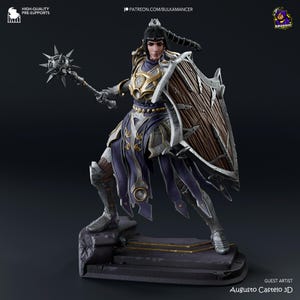 Shadowheart Statue Miniature Figurine Dungeons and Dragons Mini Tabletop DnD Painting Pathfinder 5e D&D BG3 Figure Bulkamancer