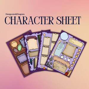 Ficha de Personagem de D&D | Ferramentas para Mestre de Jogo / Mestre de Jogo | Ficha de Personagem de D&D 5e | PDF para Preencher e Imprimir | Dungeons and Dragons