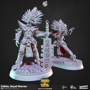 Troll Krieger Miniature Kämpfer Paladin Figurine Dungeons and Dragons Mini RPG Tabletop DnD Painting Pathfinder 5e D&D CastnPlay