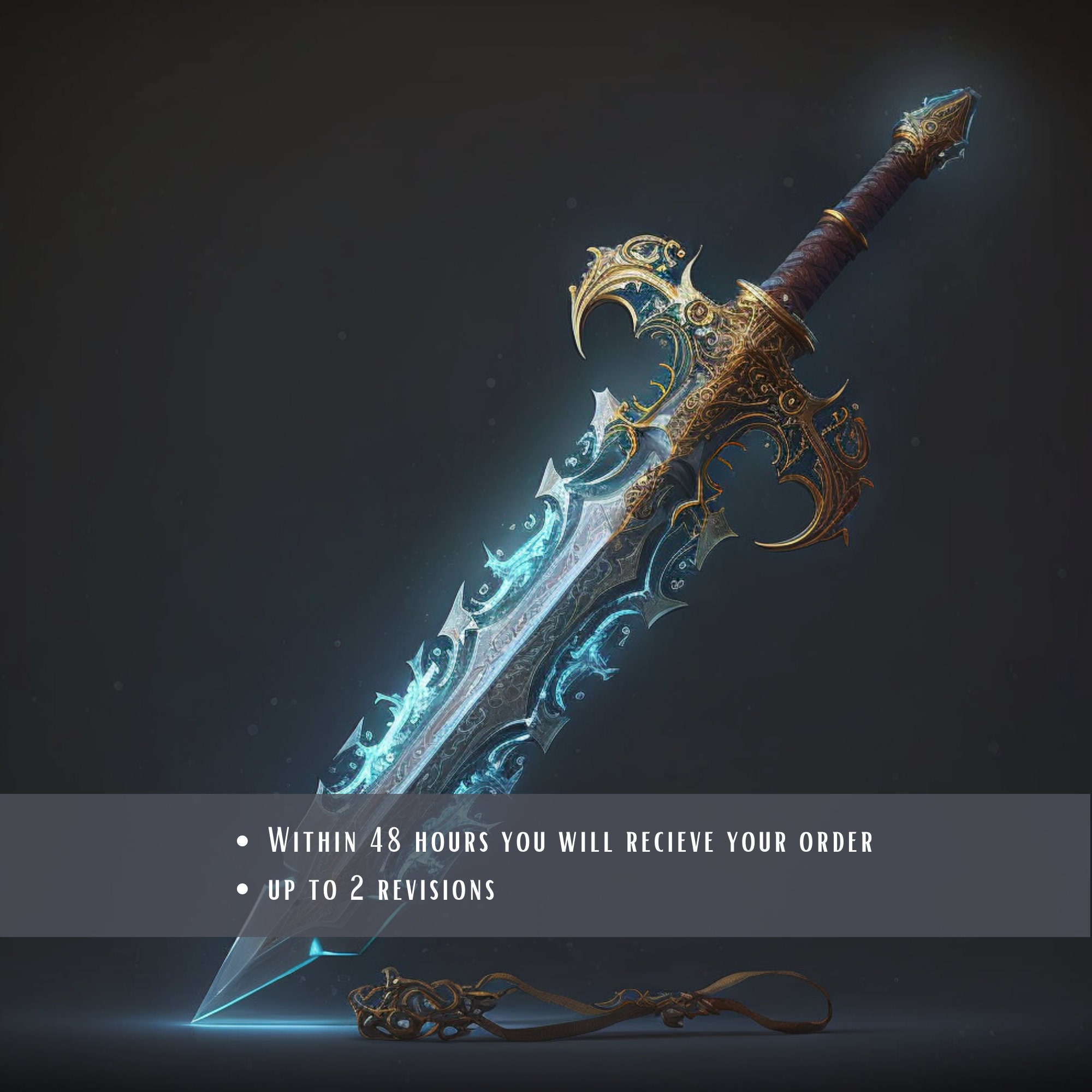 Dnd Weapon Creation Custom Dungeons and Dragons Weapon Art Etsy