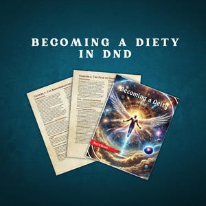 Guia de D&D - Tornando-se uma Divindade em D&D | Ferramentas para Mestre / Mestre de Masmorras | D&D pronto para imprimir | Dungeons and Dragons | D&D para impressão