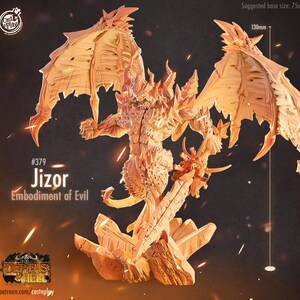 Demon Miniature Monster Enemy Imp BBEG Boss Figurine Dungeons and Dragons Mini RPG Tabletop DnD Painting Pathfinder 5e D&D CastnPlay