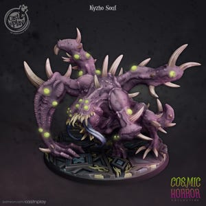 Abomination Enemy Miniature BBEG Mob Demon Boss Figurine Dungeons and Dragons Mini RPG Tabletop DnD Painting Pathfinder 5e D&D CastnPlay