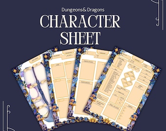 D&D Character Sheet | DM / Dungeon Master Tools | Dnd 5e Character ...