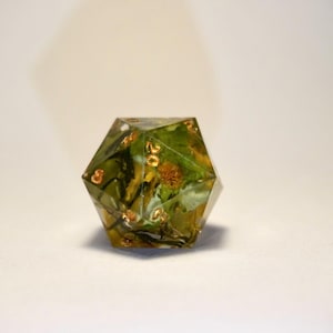 Chonky D20 Die | Handmade Resin Dice | Sharp Edge | D&D Dice Set | Polyhedral Dice | RPG Dice | Dungeons and Dragons | DnD Gifts