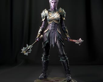 Minthara Statue Miniature Figurine Dungeons and Dragons Mini Tabletop DnD Painting Pathfinder 5e D&D BG3 Figure Bulkamancer
