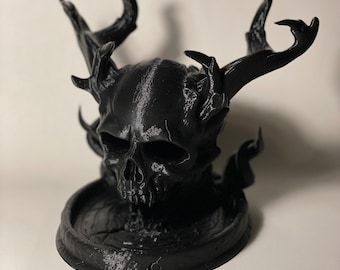 Dice Tower for Dungeons & Dragons and Tabletop RPGs | 3D Printed | Skull Dice Tower | Dice Tray DnD | Dungeons and Dragons