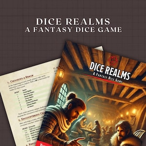 Dice Realms A Fantasy Dice Game | DM / Dungeon Master Tools | DnD Ready To Print | Dungeons and Dragons | D&D printable