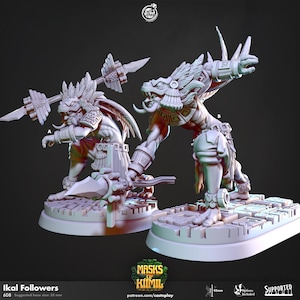 Troll Ranger Miniature Orc Hunter Fighter Figurine Dungeons and Dragons Mini RPG Tabletop DnD Painting Pathfinder 5e D&D CastnPlay