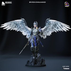 Dame Aylin Statue Miniature Figurine Dungeons and Dragons Mini Tabletop DnD Painting Pathfinder 5e D&D BG3 Figure Bulkamancer