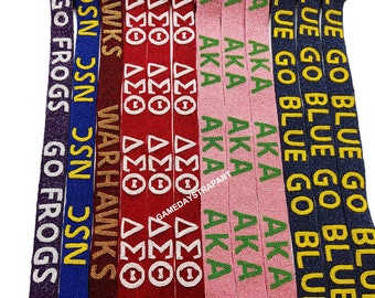 Beaded Gameday Purse Strap, College Team Spirit, Non-Adjustable