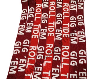 Beaded Gameday Purse Strap, College Team Colors
