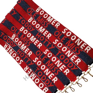 GAMEDAY PURSE STRAPS, Rock Chalk, Roll ride, university of Arkansas, Ole Miss, College purse strap, gameday Straps, Stadium approved straps
