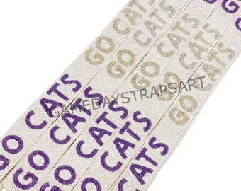 Beaded Gameday Purse Strap, College Team Colors, Non-Adjustable