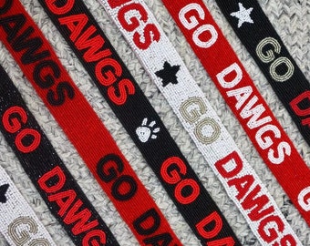 Beaded Gameday Purse Strap, College Team Colors, Stadium Approved