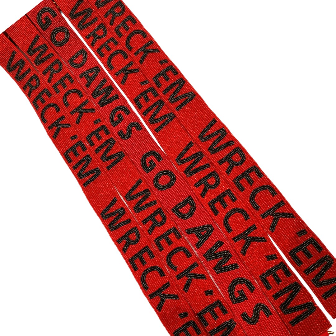 GAMEDAY PURSE STRAPS Rock Chalk Roll Ride University of Etsy