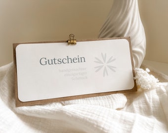 Gutschein Pure Ease | Geschenkgutschein für Freundin | Geschenkgutschein für Mama | Geschenkgutschein für beste Freundin