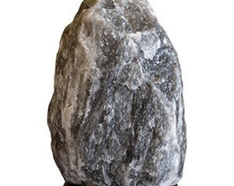 Gray Salt Lamp Natural Shape