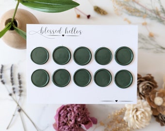 writing paper for letters Set of 10 Blank Wax Seals in Green, Self Adhesive, Stickers for Letters, Gifts, Wedding Invitations, Celebrations, Birthday