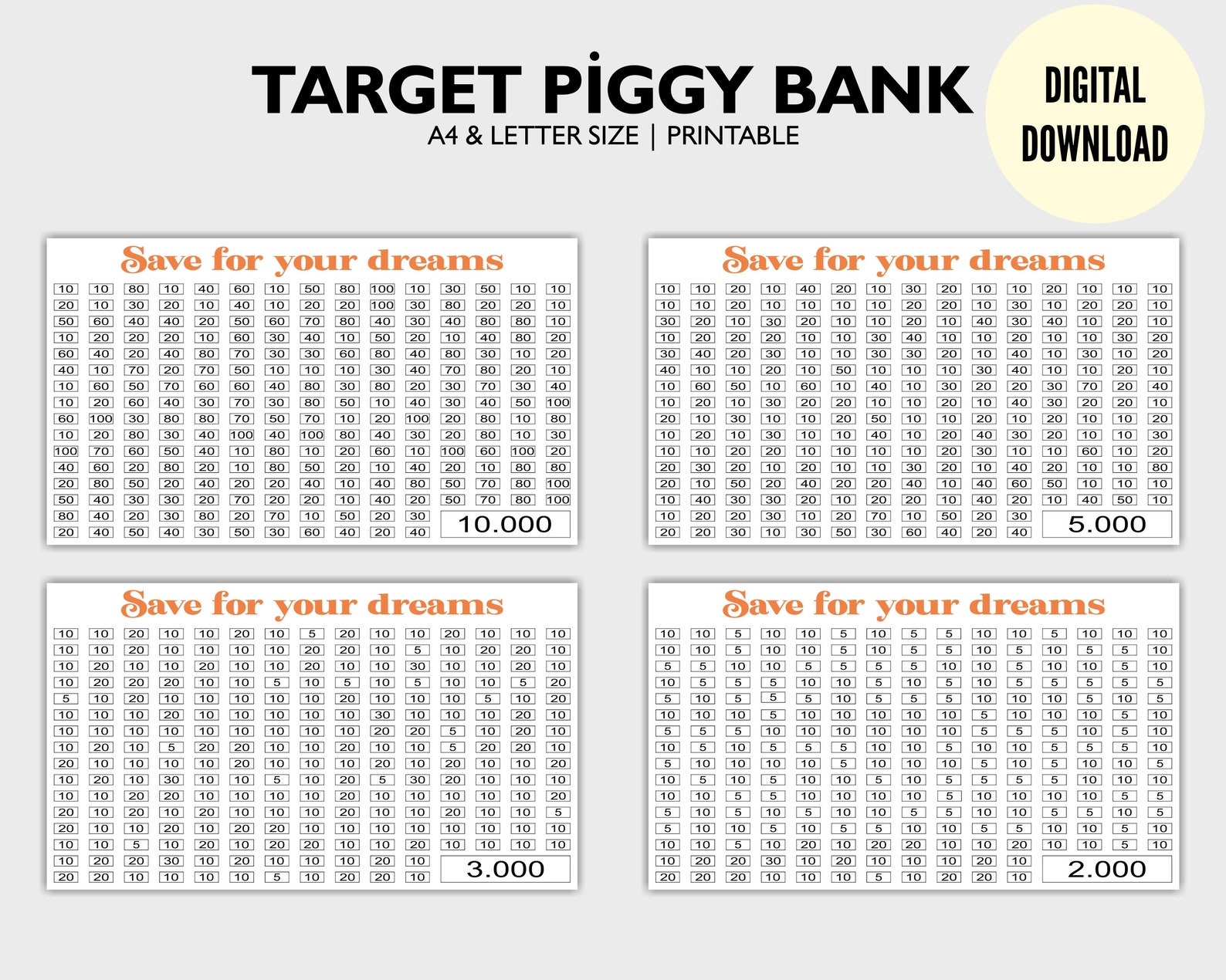 Target Piggy Banks Target Money Box Saving Money Plan Savings Tracker