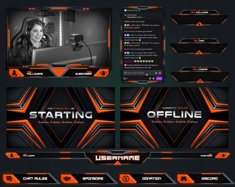 Nature Streaming Overlay Twitch Overlay I Twitch Panels I - Etsy