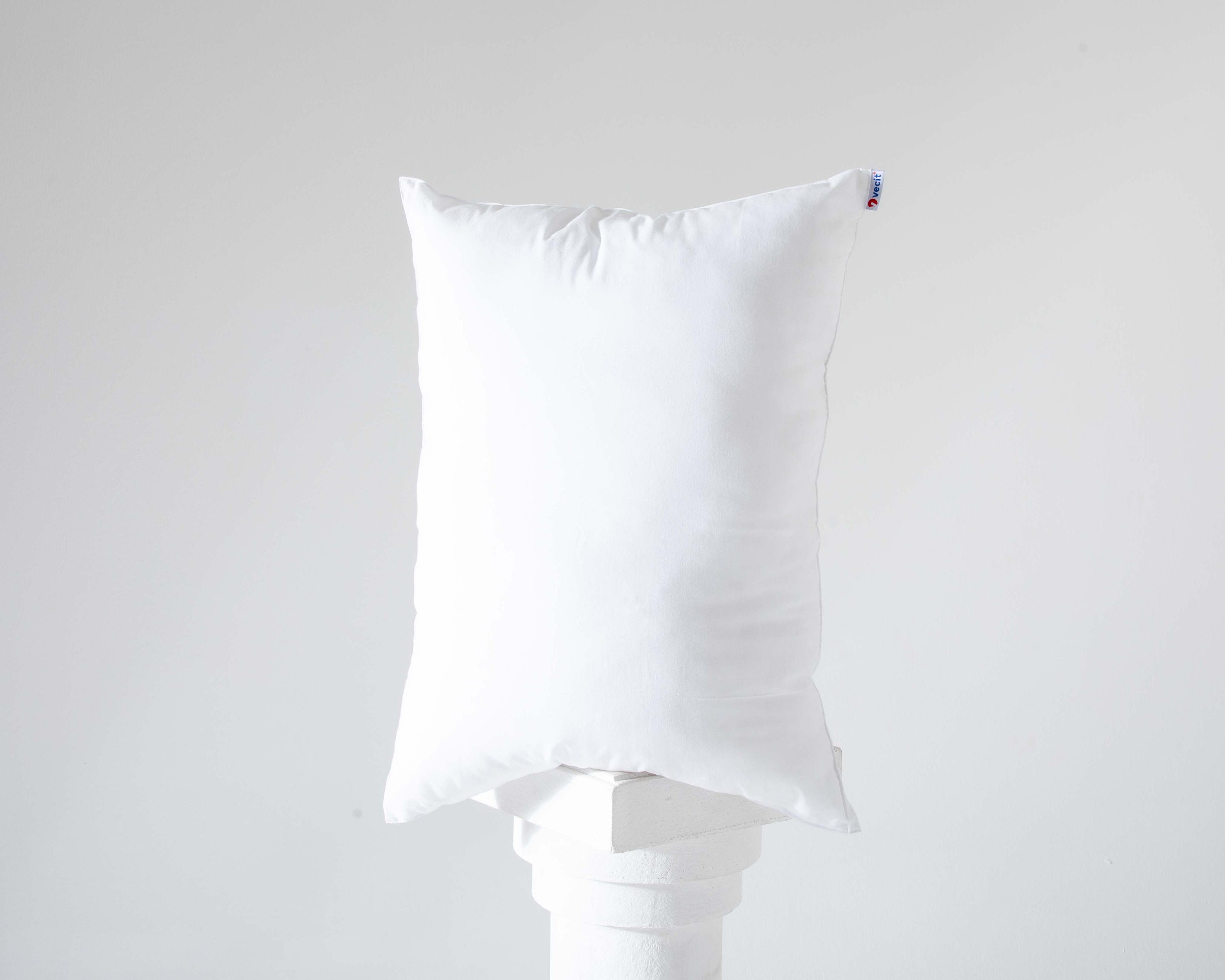 YSTHER Down Feather Throw Pillow Inserts 14x22 Set of 2 Square Form Sham  Stuffer Premium Hypoallergenic Cotton Lumbar White Decorative Sofa Cushion