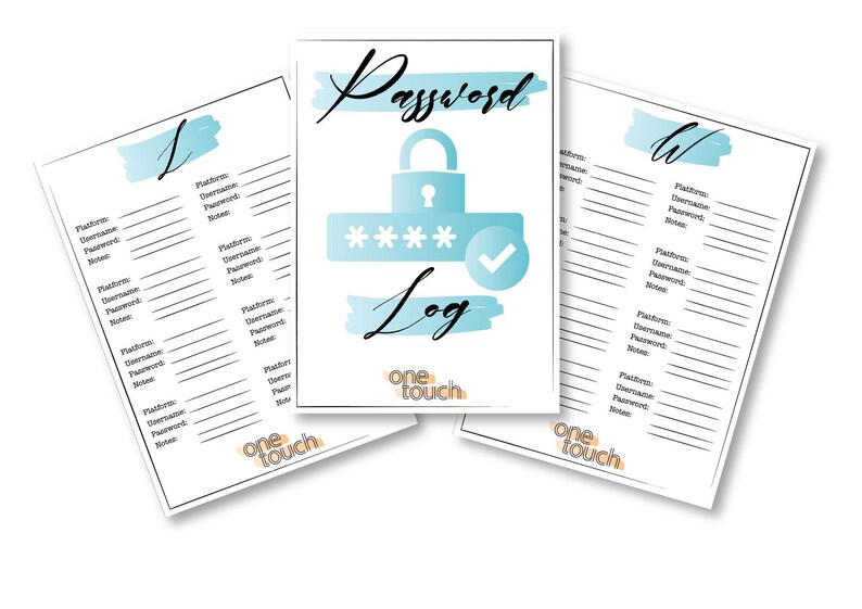 Password Log - Etsy