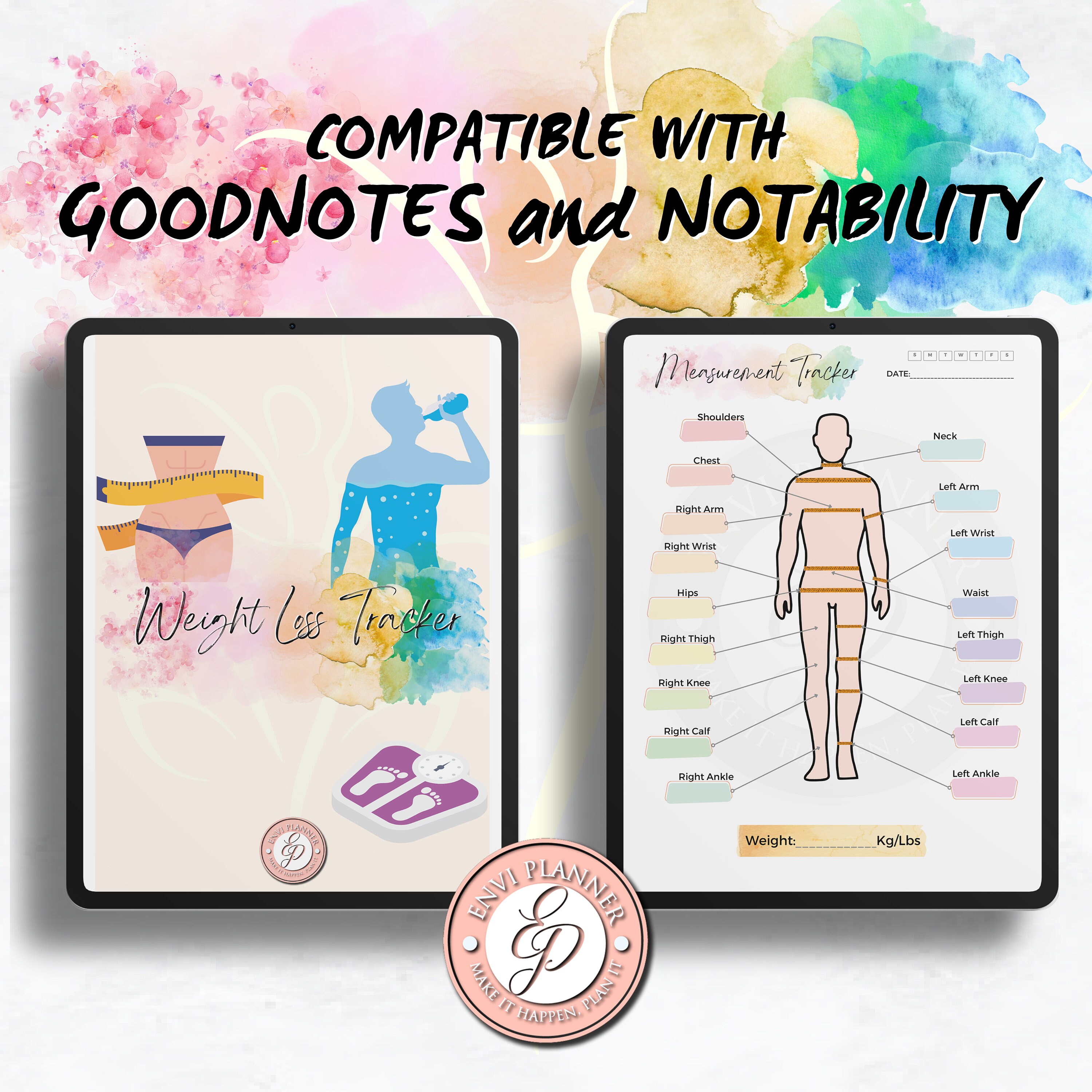 Weight Loss Tracker Weight Loss Journal Self Care Journal Weight Loss ...