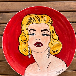 Piatto da parete Marilyn Monroe