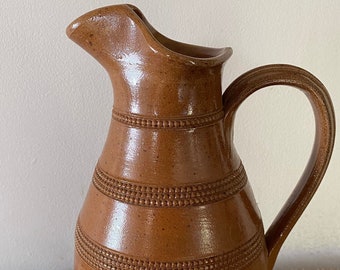Old sandstone earthenware jug from the 50s