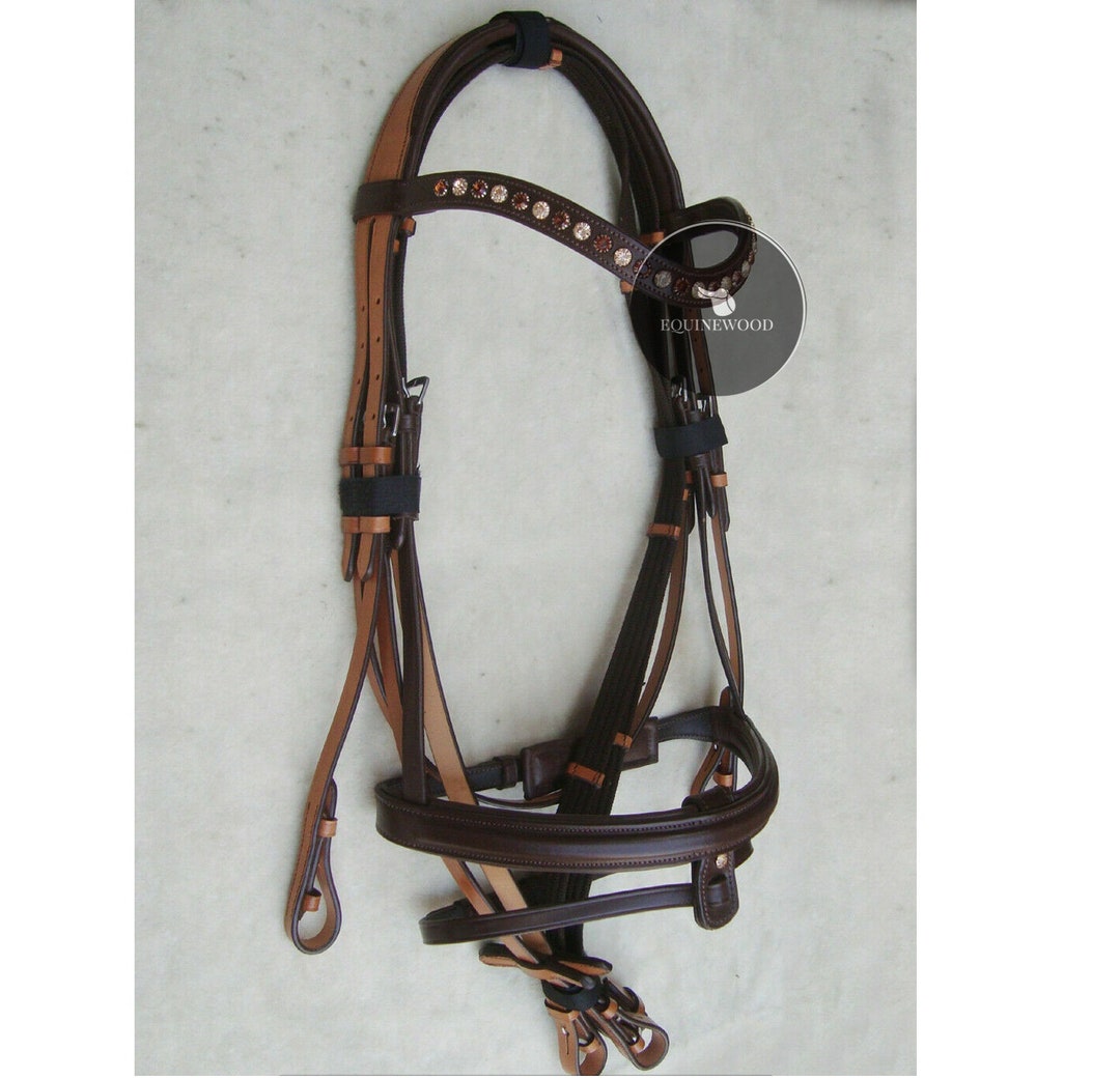 Horse Headstall Bridle/Adjustable Rein Set - Buckaroo Leather Products