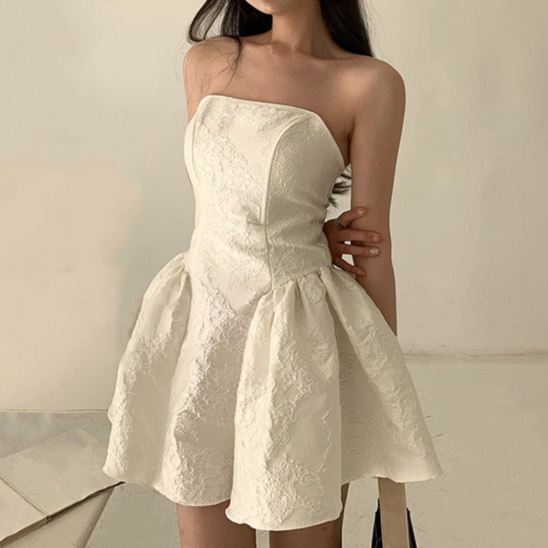 Buy Elegant Corset Solid Mini Dress Online in India 