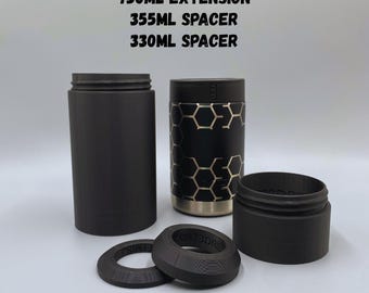 YETI Rambler GEN 1 & GEN 2 Extension Kit: 3D Printed Can Cooler Adapter