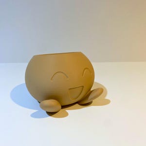 Cute Happy Planter - 3D Printed Indoor Planter - Succulents - Home Decor - Pokemon Odish Planter - Desk Decor - Office Decor