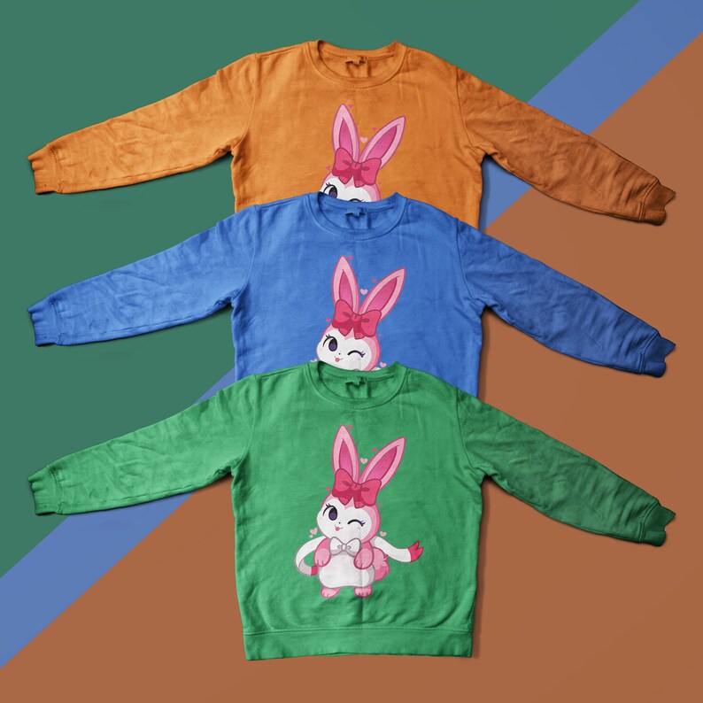 Cute PALWORLD Character, Digital Download, Pink Bunny PNG, Game Fan Art ...