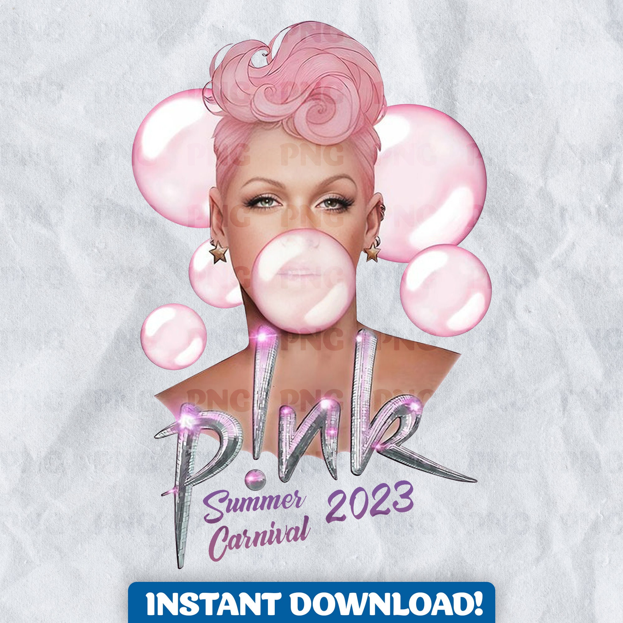 Pink Summer Carnival Svg 2024, Pink Summer Carnival Tour PNG, Pink Singer 2024 World Tour Svg