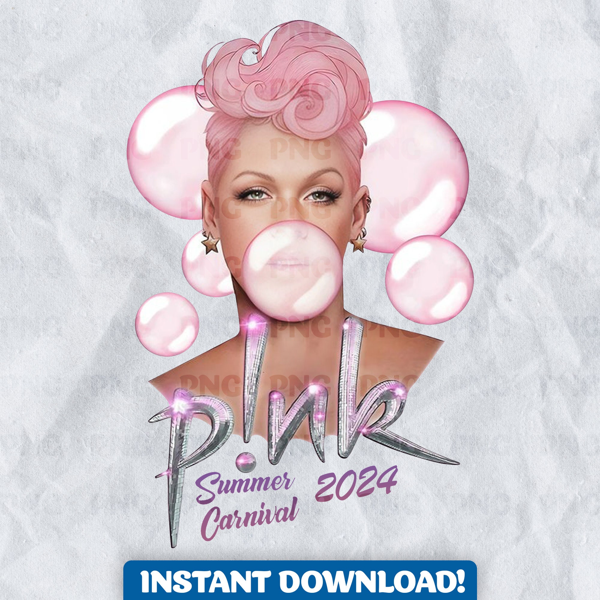 Pink Summer Carnival Svg 2024, Pink Summer Carnival Tour PNG, Pink Singer 2024 World Tour Svg