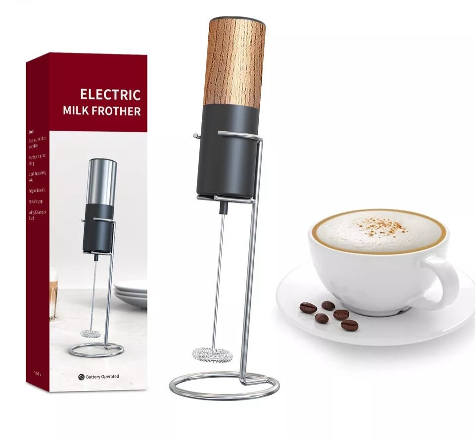 Rose Gold Frother / battery-operated