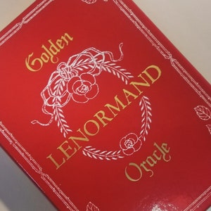 Cartas Lenormand Douradas para Adivinhação e Leitura da Sorte | Baralho de Tarô Místico - Presente para Leitores e Colecionadores