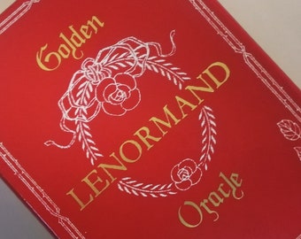 Golden Lenormand Oracle Cards | Fortune Telling | Divination | 36 Card Deck