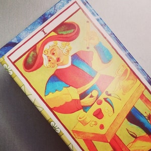 Baraja de Tarot de Marsella / Auténtica baraja de Tarot Francés para Adivinación y Crecimiento Espiritual / Juego de 78 cartas para principiantes y expertos
