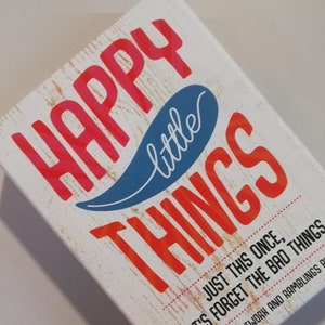 Happy Little Things-orakelkaarten voor dagelijkse inspiratie en positiviteit | Zelfzorgtool voor mindfulness en reflectie