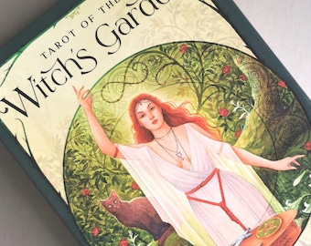 Cartes de tarot du jardin des sorcières | Wicca | Jeu de 78 cartes pour débutants