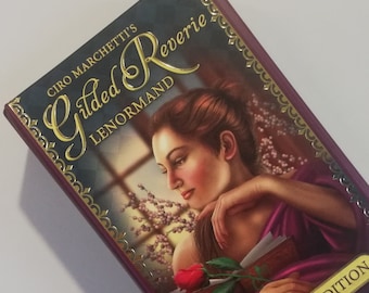 Lenormand Cards Gilded Reverie Expanded Edition | Fortune Telling Deck, Intuitive Reading, 47 Card Deck