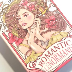 Cartes romantiques Lenormand | Plate-forme pour les lectures d'amour | 36 cartes magnifiquement illustrées et guide | Cadeau pour les lecteurs de tarot